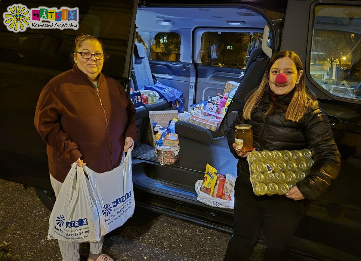 Bevásárlás családnak - éhezés elleni küzdelem