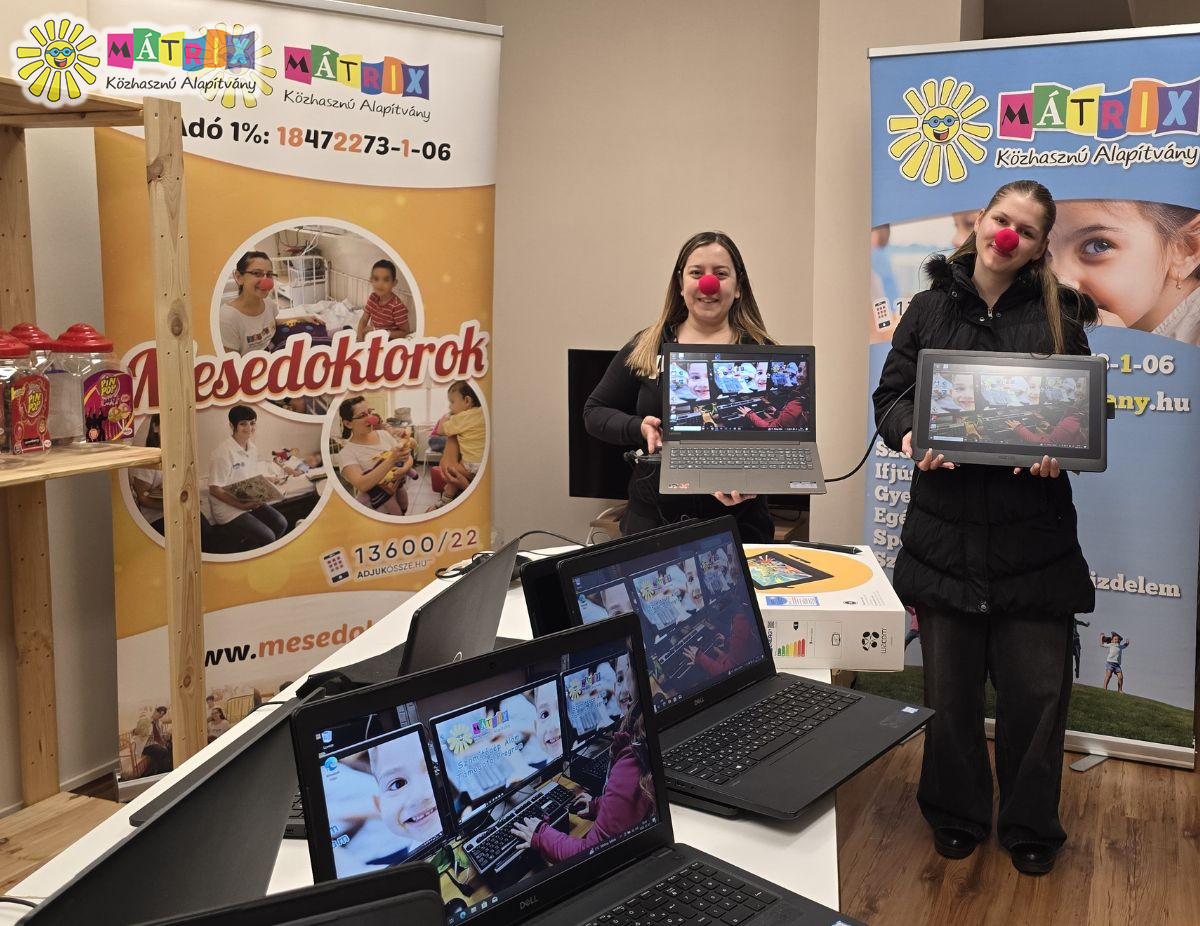 Bohócdoktorok a tehetségek támogatója