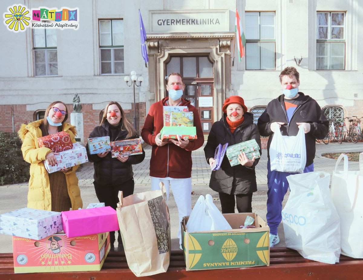 Bohócdoktorok - kóháztámogatás a gyermekekért