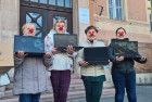 Bohócdoktorok számítógépekkel támogatták Szegeden a Pszichiátriai Klinikát