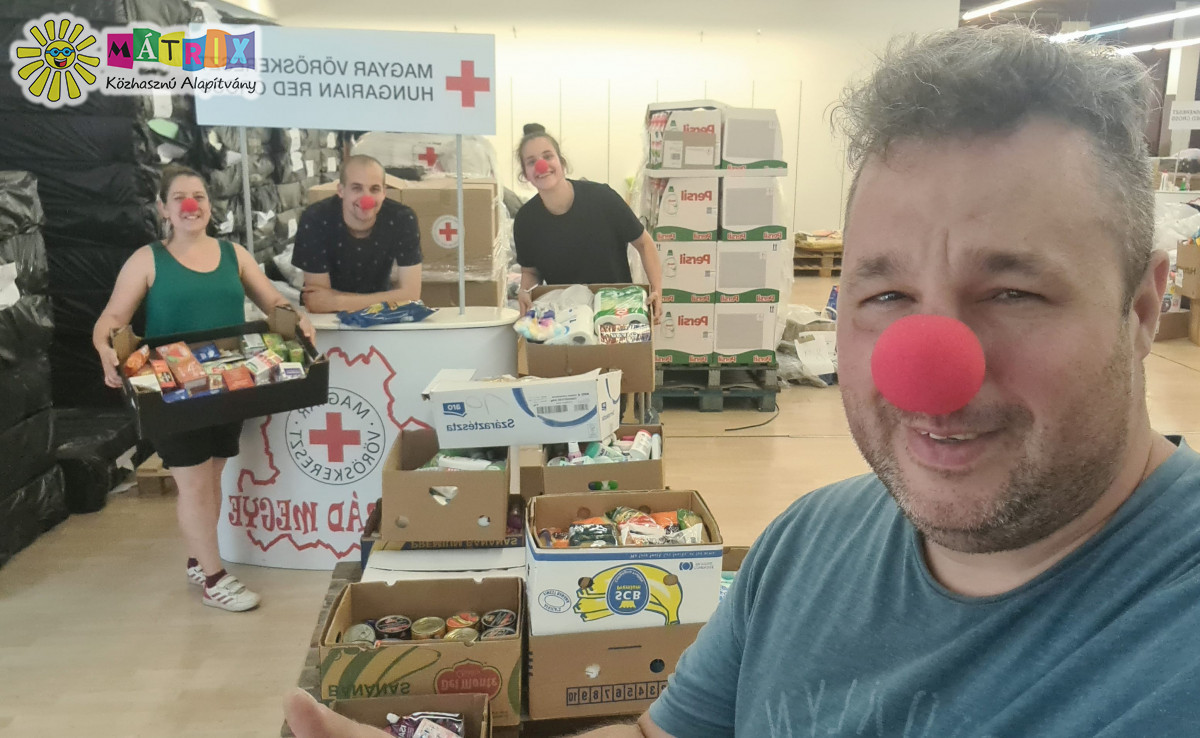 Bohócdoktor támogatás - Vöröskereszten keresztül segítettünk