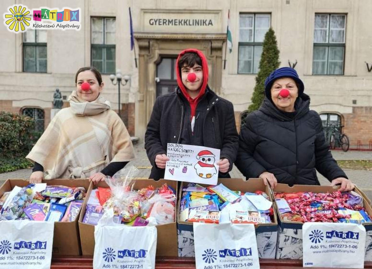 Bohócdoktorok, kórházi adomány csomagok